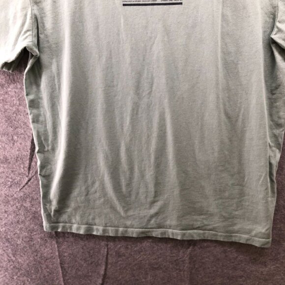 Topman Osaka Graphic T-Shirt Mens L Olive Green Short Sleeve Casual 100% Cotton - Picture 10 of 10